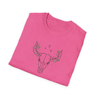 Floral deer skull T-Shirt
