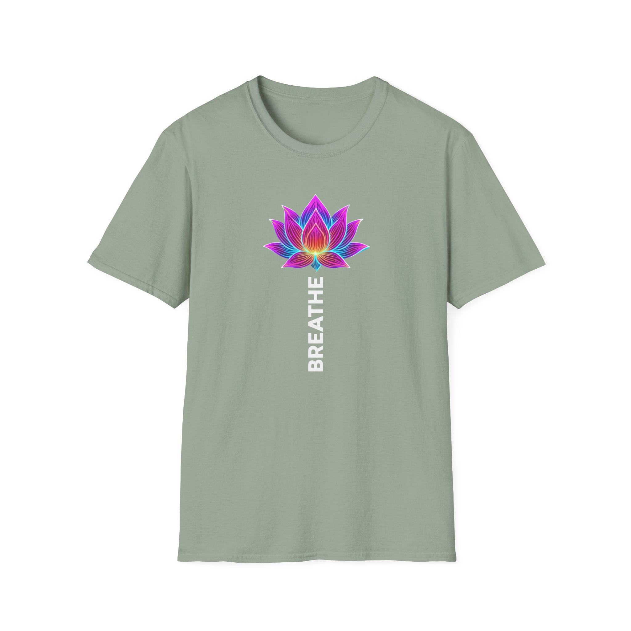 Neon Lotus Breathing T-Shirt
