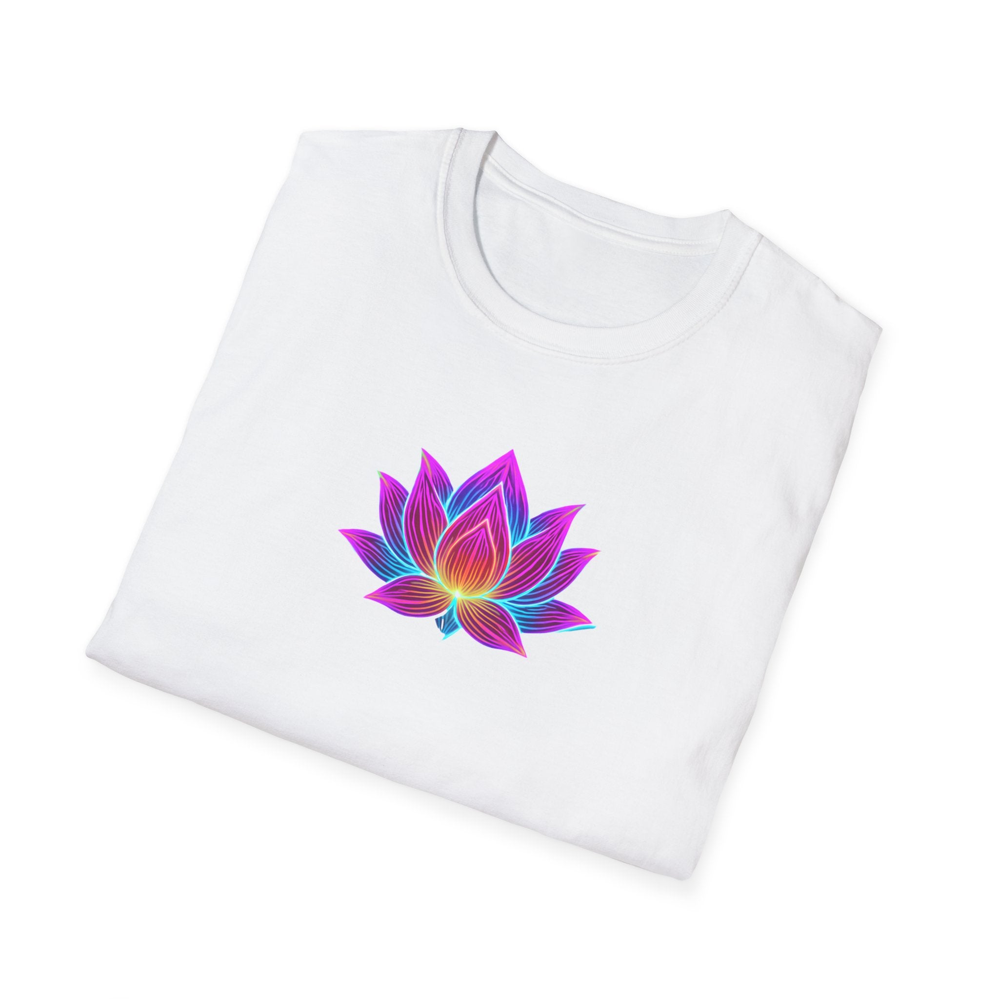 Neon Lotus Breathing T-Shirt